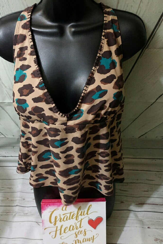 Roxanne Collection Bra Sized Swimwear Halter Tanki